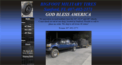 Desktop Screenshot of bigfootmilitarytires.com